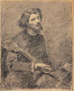 Dessin Gustave Courbet :  estimation gratuite