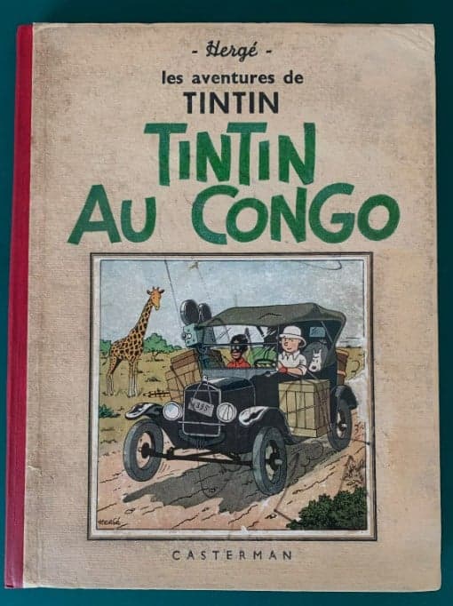 Estimation d’une bande dessinée originale : Tintin au Congo datant de 1941