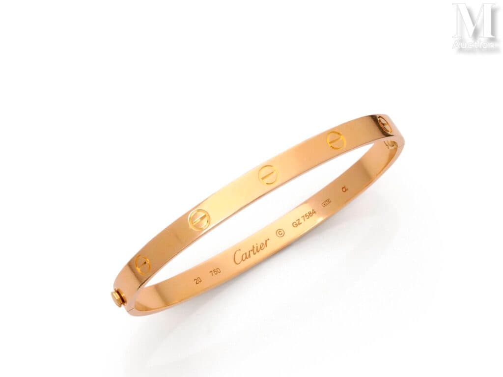 Bracelet Love Cartier : expertise et estimation Bracelet Love Cartier : expertise et estimation