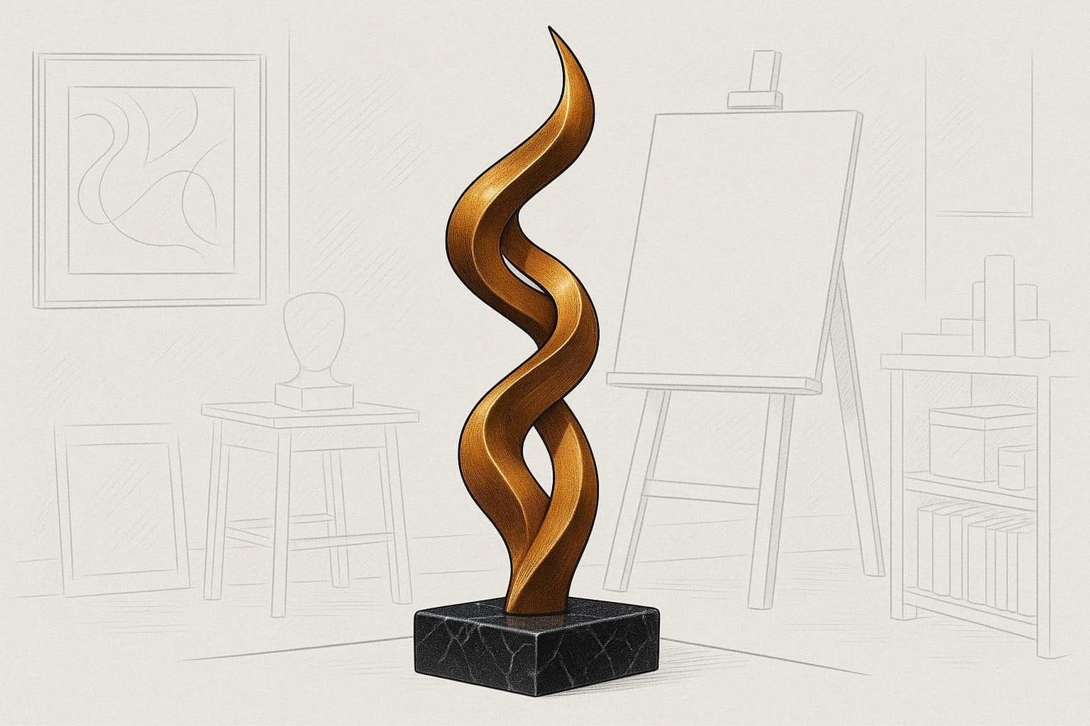 Sculpture moderne