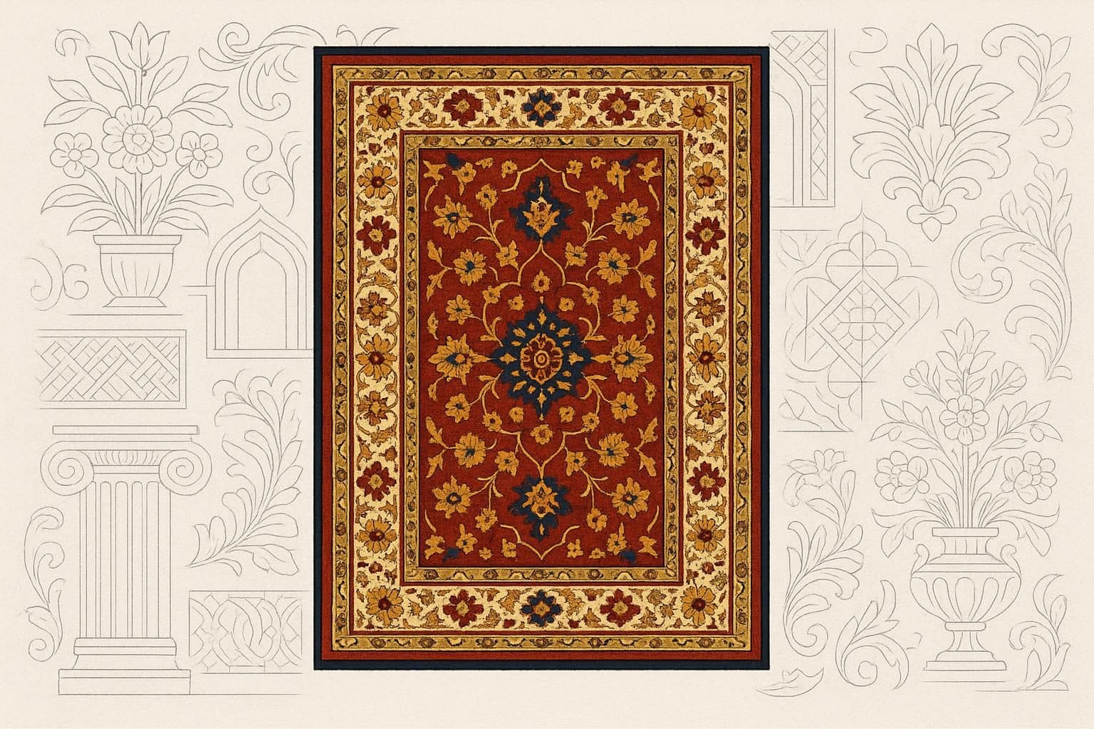 Tapis d'Inde Tapis d'Inde