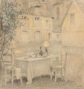 Dessin Henri Le Sidaner : estimation gratuite Dessin Henri Le Sidaner : estimation gratuite