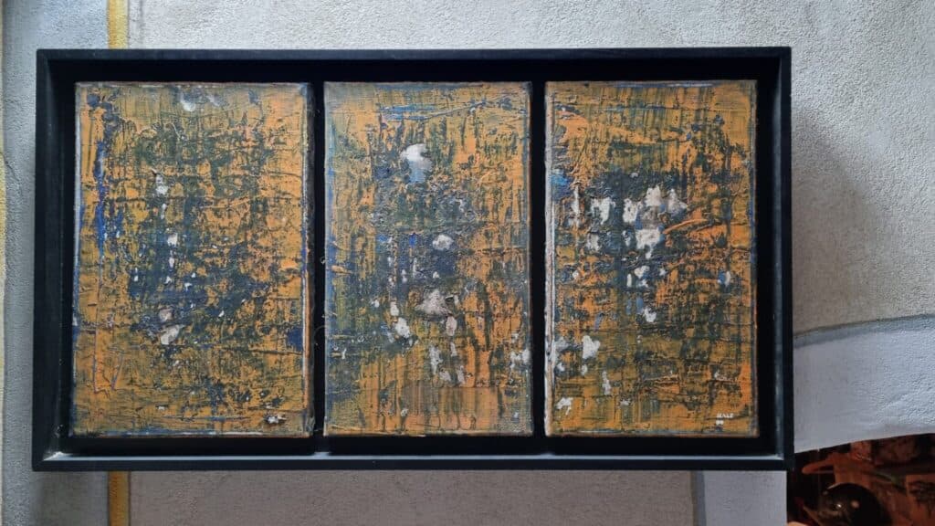 Triptyque sur toile du peintre HERVE HALF – Estimation 2000