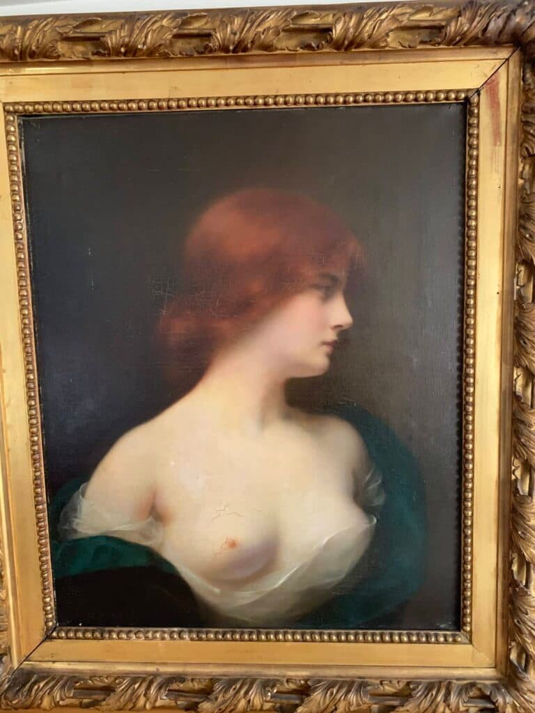 Estimation portrait jeune femme par Henri Rondel