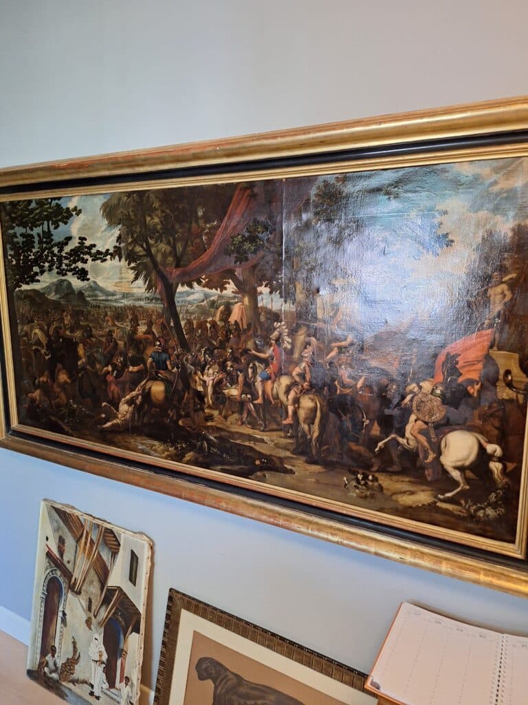 Estimation d’une paire de tableaux anciens : scènes des batailles d’Alexandre Estimation d’une paire de tableaux anciens : scènes des batailles d’Alexandre