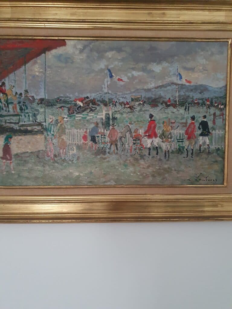 Estimation d’un tableau à l’huile de Hambourg représentant une scène hippique Estimation d’un tableau à l’huile de Hambourg représentant une scène hippique